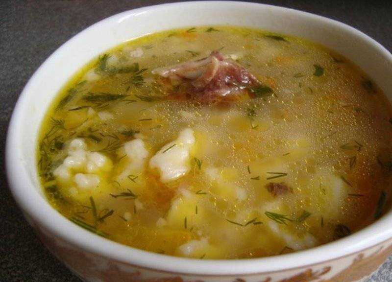 Суп «затирка» (chicken soup «zatirka»)