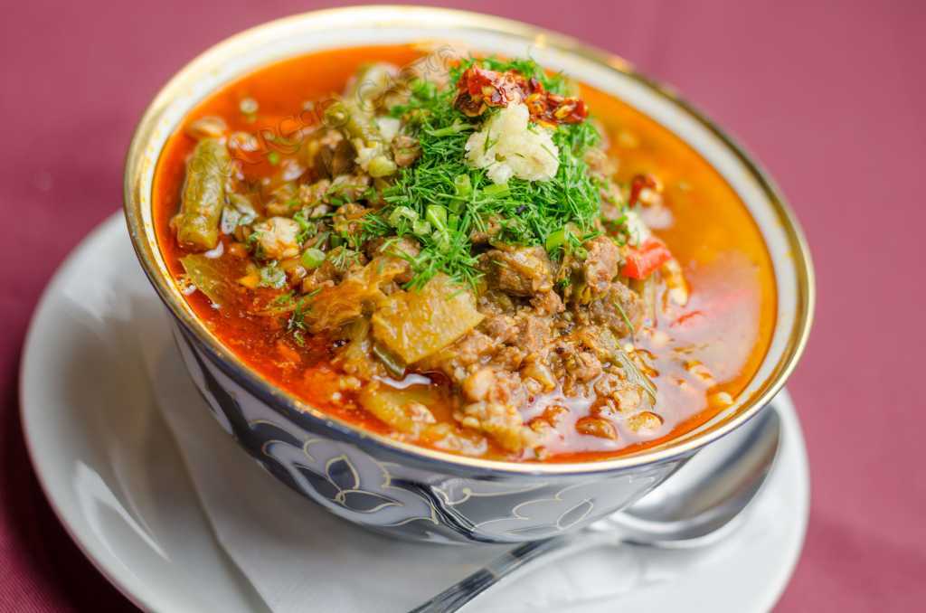 Машхурда — вкусный суп с машем и рисом